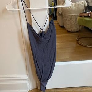 A+F cowl neck bodysuit